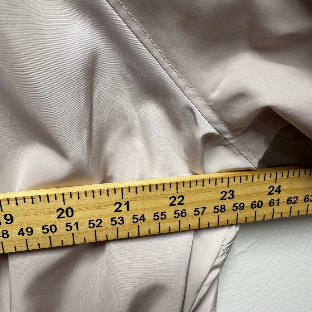 Athleta Women’s XL Hooded Lightweight Jacket Taupe Anorak Full Zip Outdoor - Picture 4 of 11